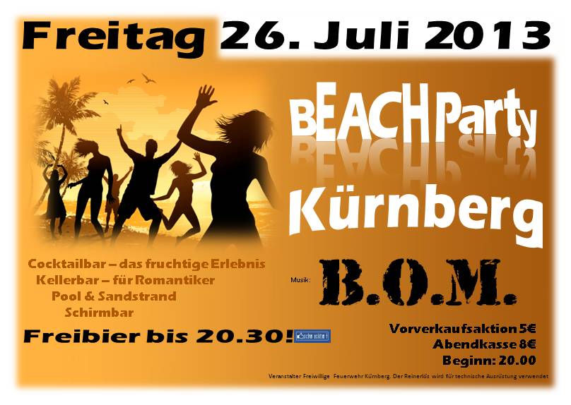 Beach-Party-Kürnberg