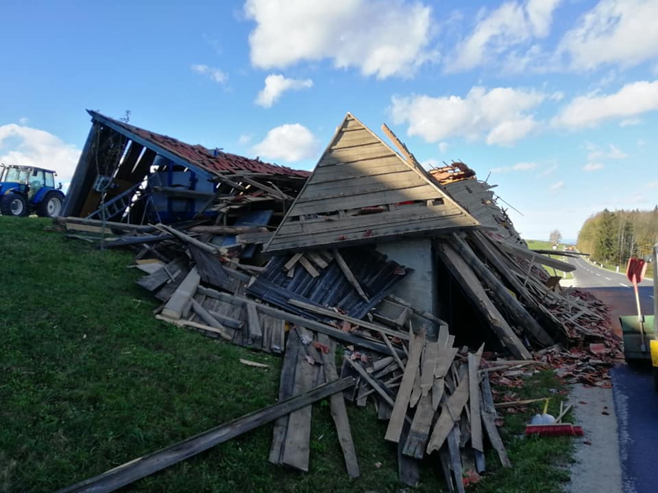 Feuerwehreinsatz Windböe