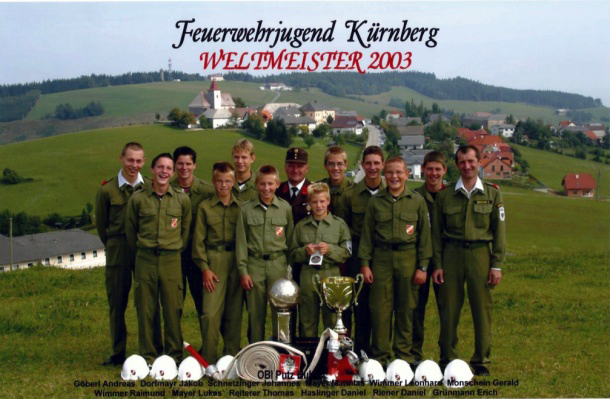 Feuerwehrjugend Weltmeister 2003