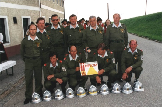 Feuerwehrolympiade Gold Wettkampfgruppe