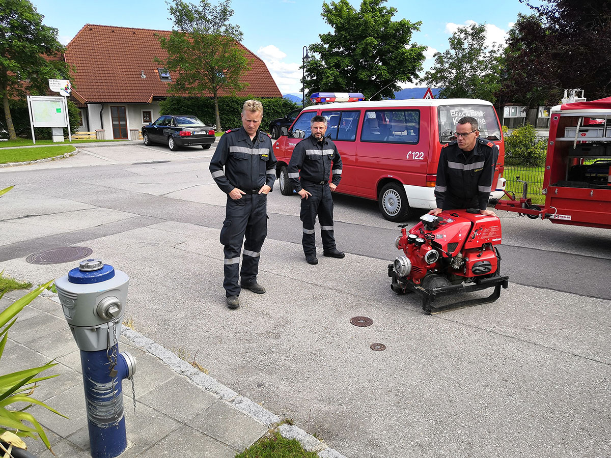 Hydranten Druck Prüfung wird erklärt